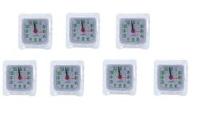 Kit 7 Relógios Despertadores Clássicos Ponteiros Acrílico