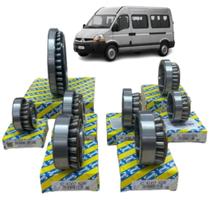 Kit 7 rolamento caixa de cambio renault master 2.5/2.8 02-13 Kit 7 rolamento caixa de cambio renault master 2.5/2.8 02-13