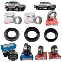 Kit 7 rolamento diferencial dianteiro hilux sw4 4x4 05-15