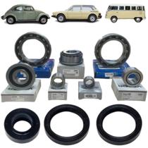 Kit 7 Rolamento Retentor Do Cambio Vw Fusca Brasilia Variant