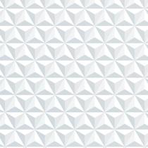 Kit 7 Rolos Papel De Parede Adesivo Triângulo Branco 3,0M