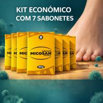 Kit 7 Sabonetes Micosan Original 90g Clareador Ideal Para Sua Rotina