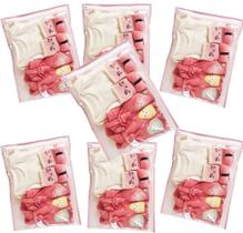 Kit 7 Saquinhos Maternidade Organizador Mala Bebê MALA/VIAGEM/ROUPA MOLHADA e SECA