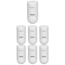 Kit 7 Sensores Alarme Infra Pet 15 Kg Sem Fio Interno IVP 5000 SMART LD Intelbras