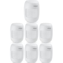 Kit 7 Sensores Alarme Passivo Infravermelho Com Fio Interno IVP 3000 CF Intelbras