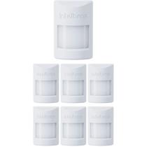 Kit 7 Sensores Infra Sem Fio Pet Immunity 20 Kg IVP 1000 PET SF Intelbras