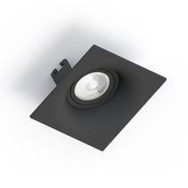 Kit 7 Spot Embutir Sand Save Energy Dicróica M16 Preto Kit 7 Spot Embutir Sand Save Energy Dicróica M16 Preto