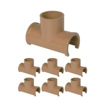 Kit 7 Tapa Furo Tee Soldavel (20mm) - Estrela