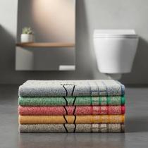 Kit 7 Tapetes Banheiro Mali 45x70cm Algodão Felpudo Macio Absorvente Brk Kit 7 Tapetes Banheiro Mali 45x70cm Algodão Felpudo Macio Absorvente Brk