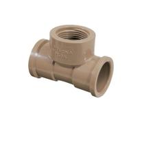 Kit 7 Te Lr Soldável E Com Rosca Para Água Marrom 25mmx3/4" Kit 7 Te Lr Soldável E Com Rosca Para Água Marrom 25mmx3/4"