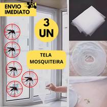 Kit 7 Telas Mosquiteira Janelas Anti-inseto Mosquito 150x180 para Janelas Proteção Contra Pernilongo