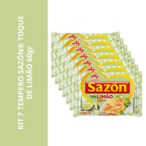 Kit 7 Tempero Sazón Toque De Limao 60Gr