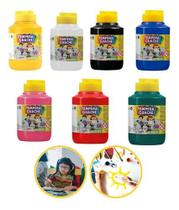 Kit 7 Tinta Guache 250ml Acrilex Tempera Escolar Infantil Multicolor Kit 7 Tinta Guache 250ml Acrilex Tempera Escolar Infantil Multicolor