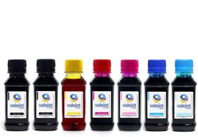 Kit 7 Tinta para compatível Black 200ml Cyan Magenta Yellow Cyan light Magenta light 100ml Kit 7 Tinta para compatível Black 200ml Cyan Magenta Yellow Cyan light Magenta light 100ml