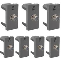 Kit 7 Tomada Antena Tv Legrand Pial Plus+ 635030 Bege Kit 7 Tomada Antena Tv Legrand Pial Plus+ 635030 Bege