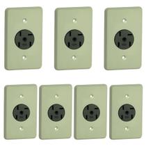 Kit 7 Tomada Embutir Para Telefone Tipo Telebrás Pial 5103 Kit 7 Tomada Embutir Para Telefone Tipo Telebrás Pial 5103