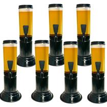 Kit 7 Torre De Chopp Cerveja 1,5L - Icechopp Torneira Gota