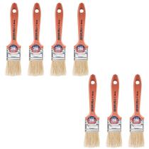 Kit 7 Trincha Pincel Verniz E Stain Atlas 1 1/2 Polegada 396