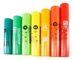 Kit 7 tubo cromática tons agudo boomwhackers bweg vibratom