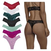 Kit 7 Unidades Calcinha Fio Dental Xamego Demillus em Renda Kit 7 Unidades Calcinha Fio Dental Xamego Demillus em Renda