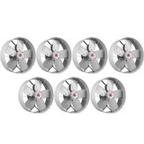 Kit 7 unidades - venti delta exaustor 30 cm 127 v cinza axial industrial 803001