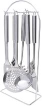 Kit 7 Utensílios de Cozinhade Mesa em Aço Inox Mimo Style