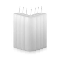 Kit 7 Velas Votivas 7 Dias Branca 250g 100% Parafina Kit 7 Velas Votivas 7 Dias Branca 250g 100% Parafina