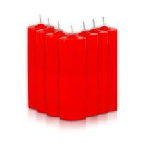 kit 7 Velas Votivas 7 Dias Vermelha 250g 100% Parafina kit 7 Velas Votivas 7 Dias Vermelha 250g 100% Parafina