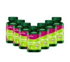 Kit 7 Vitamina B2 RIBOFLAVINA 60Caps Clinoage -Visão-Pele