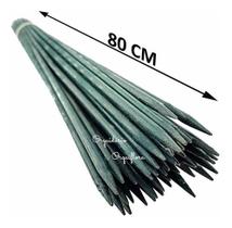 Kit 70 Estacas Tutor De Plantas Haste Pintada Bambu 80cm Kit 70 Estacas Tutor De Plantas Haste Pintada Bambu 80cm