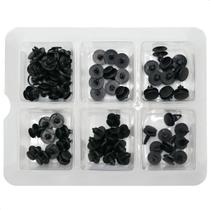 Kit 70 Presilhas Grampos Parabarro Variados Universal Carro Kit 70 Presilhas Grampos Parabarro Variados Universal Carro