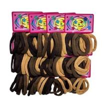 Kit 72 Elástico de Cabelo Feminino Xuxinha, Rabicó Para Cabelo Pacote Com 12 Conjunto de 06 Unidades