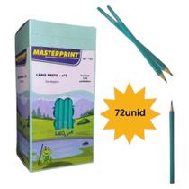 Kit 72 lápis de Escrever Nº2 Preto Mais Barato 72 Un escolar