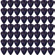 Kit 72 Palhetas Fender Medium Celuloide Premium 351 Shape Purple Moto
