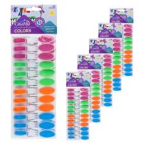 Kit 72 Pregadores Roupas Silicone Prendedores Varal Casamia Kit 72 Pregadores Roupas Silicone Prendedores Varal Casamia