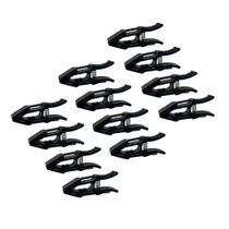 Kit 72 Prendedor Pregador de Roupa Plástico Reforçado Preto