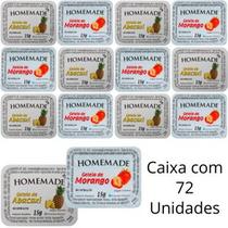 Kit 72 Un De Geleia Sabor Morango e Abacaxi Homemade Em Sachê Blisters De 15g Para Hotel Restaurante Kit 72 Un De Geleia Sabor Morango e Abacaxi Homemade Em Sachê Blisters De 15g Para Hotel Restaurante