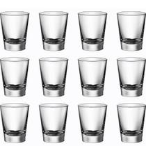 Kit 72 unidades jogo de copos de dose de vidro pinga cachaça vodka tequila drink bar atacado