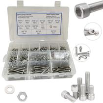 Kit 720 Parafusos Sextavados Allen Porcas Arruelas Aço Inox
