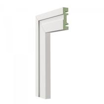 Kit 7,2m Linear Guarnição MDF 502 15MMX5CM Branco Moldufama