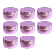 Kit 75 Latas de Alumínio 100g Cor Roxo