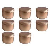 Kit 75 Latas de Alumínio 150g Cor Bronze