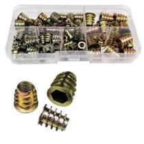 Kit 75 Parafusos Para Madeira Sem Cabeça Hexagonal M4 A M10