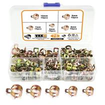 Kit 75 peças braçadeira abraçadeira aço inoxidavel mangueira Kit 75 peças braçadeira abraçadeira aço inoxidavel mangueira