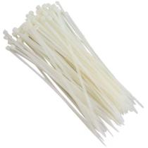 Kit 75 Un - Abraçadeiras De Nylon Para Lacre Branca 3,6mm X 200mm - Brasfort - 4302