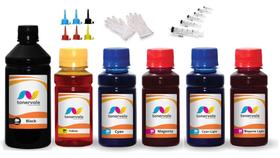 Kit 750ml De Tinta Compatível Para Epson L800 T673