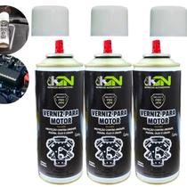 Kit 750ml de Verniz Motor Lata Aerossol Multiuso Acabamento - KN Automotivos