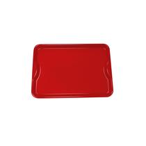 Kit 75un Bandeja Plástica Resistente Para Lanches Self Service Fast Food Restaurante