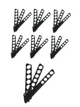 Kit 7Un Aneleira Régua Plástico Medir Dedo Medidor 2º À 32º