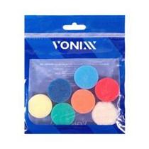 Kit 7un Boinas Polimento 1 Polegada Lã Espuma Vonixx